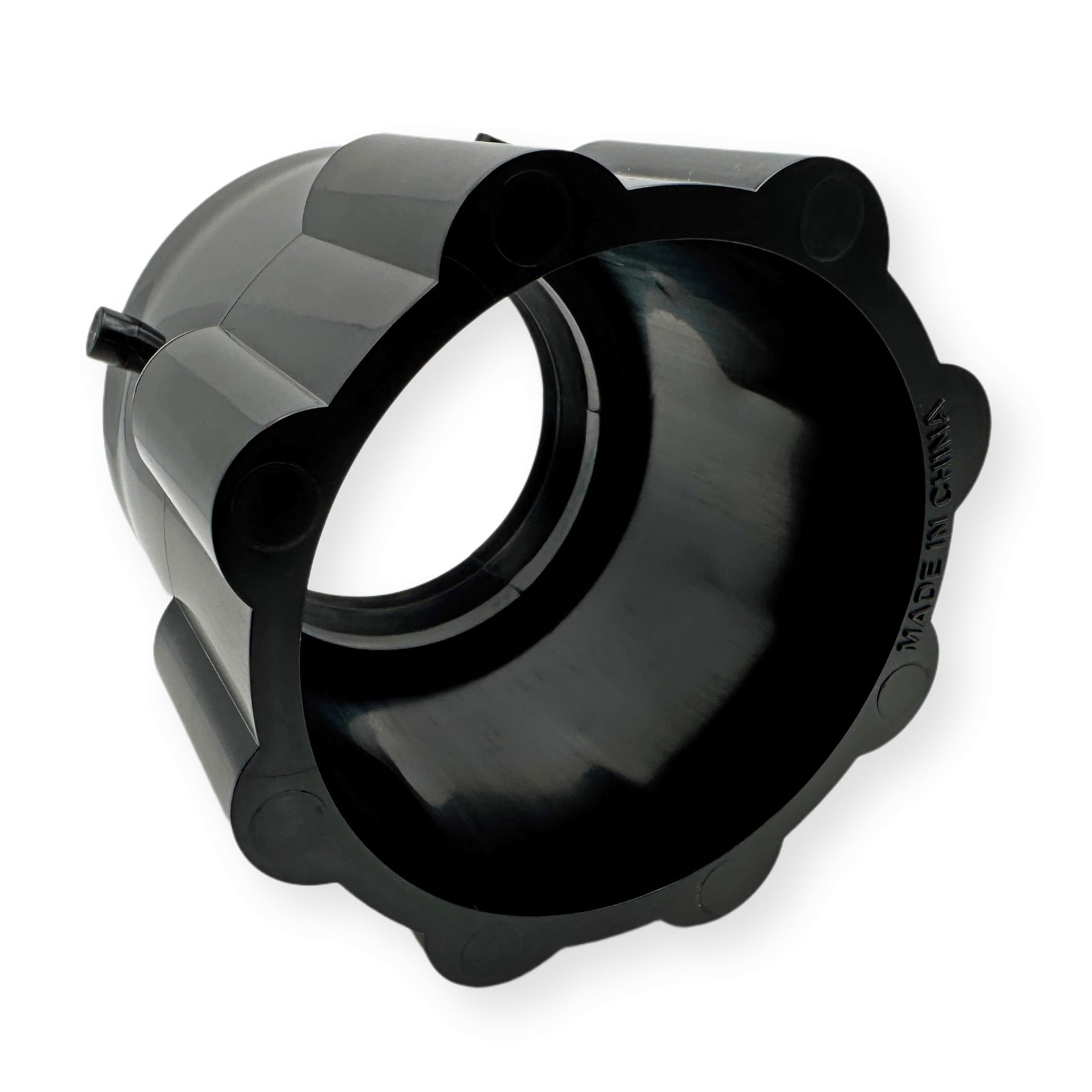 The Americanizer – RV Sewage Adapter for Cassettes and Portable Toilets. Black