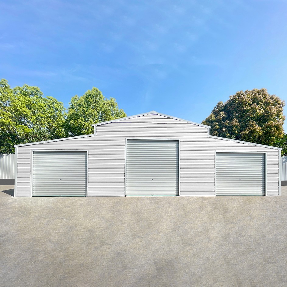 42x30x13FT Heavy Duty Garage Reinforced Steel Barn Shed for Farm Use 1260 sq.ft.