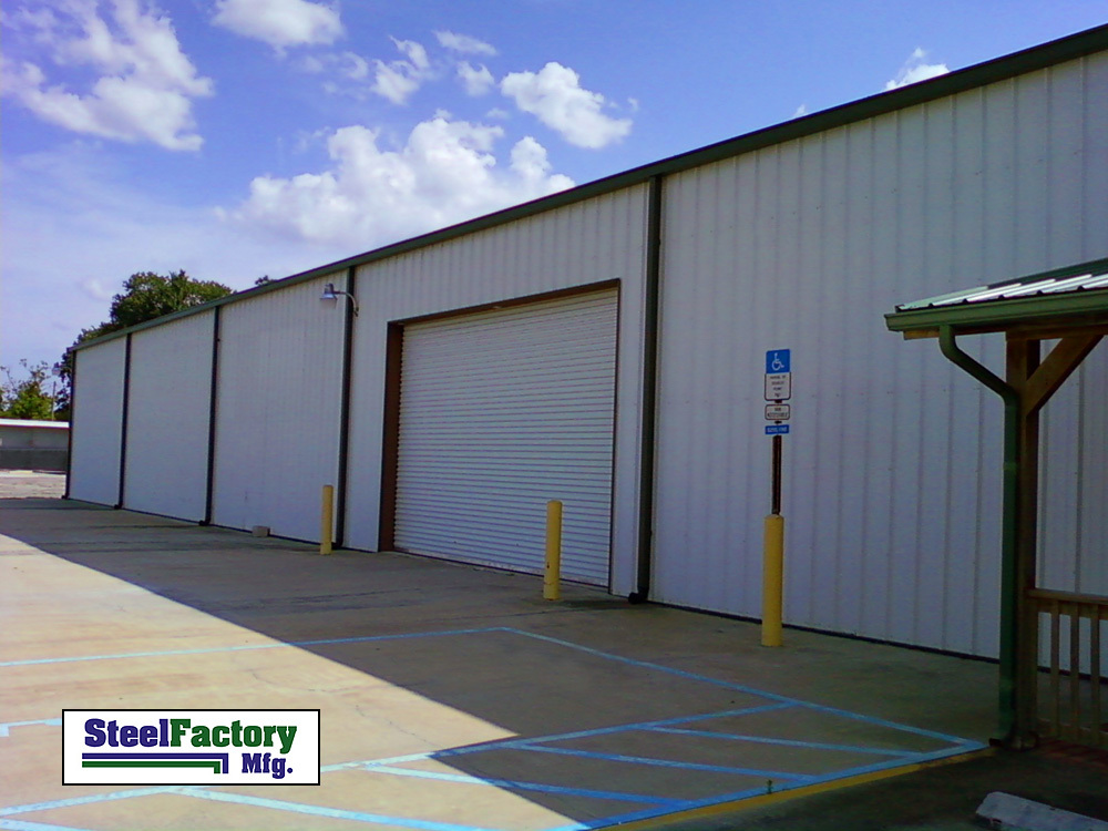 Steel Factory Mfg 60x125x16 Prefab Commercial Building Truck Storage Auto Repair