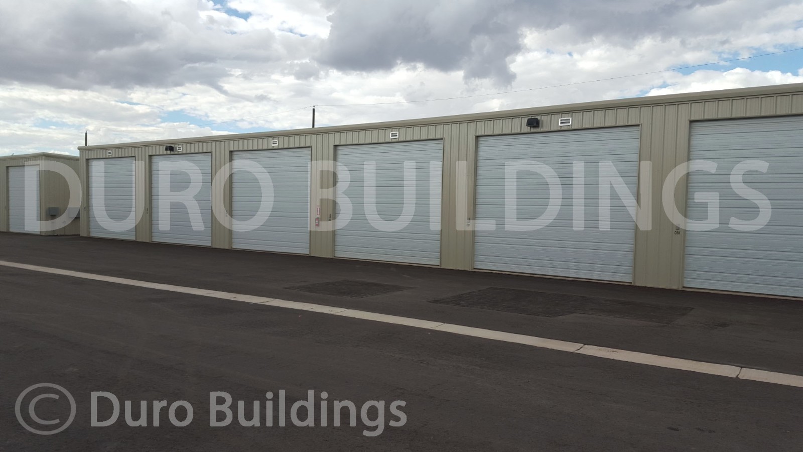 Duro Steel RV BOAT Self Storage 50’x200’x16 Metal Buildings & 20 Doors DiRECT