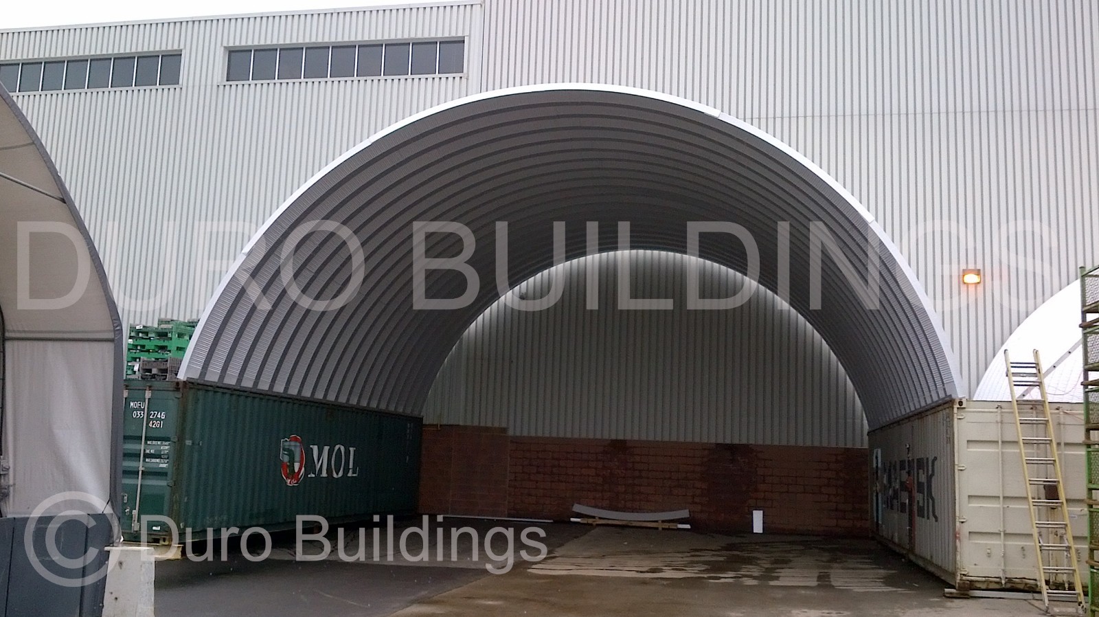 38x20x14 DuroSPAN Steel Building Container DIY Conex Roof Cover Factory DiRECT
