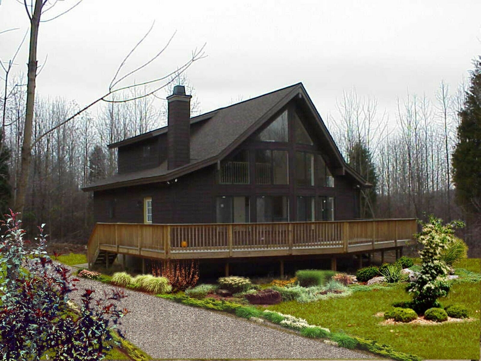 Pre-panelized stick lumber & sheathing house building kit deliverd anywhere FREE