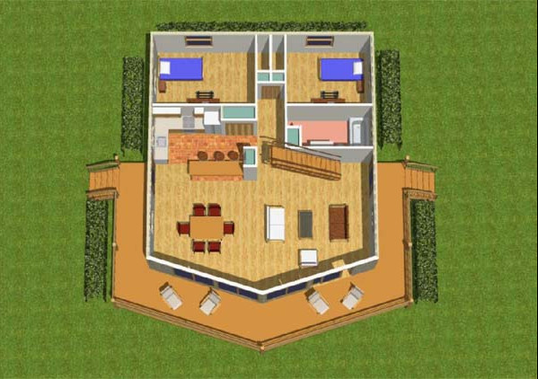 Pre-panelized stick lumber & sheathing house building kit deliverd anywhere FREE