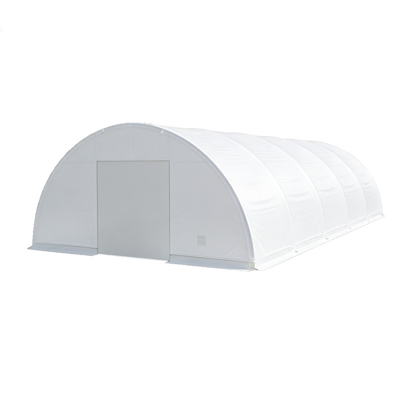 82x40x20FT Large Outdoor Equipment Shelter w/ Galvanized Steel Frame & PVC Cover