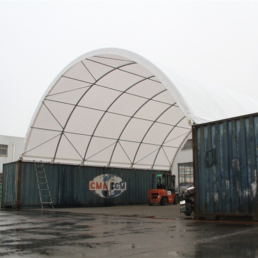 20’x20′ Heavy Duty 15 oz PVC Canvas Fabric Building Shipping Container Shelter