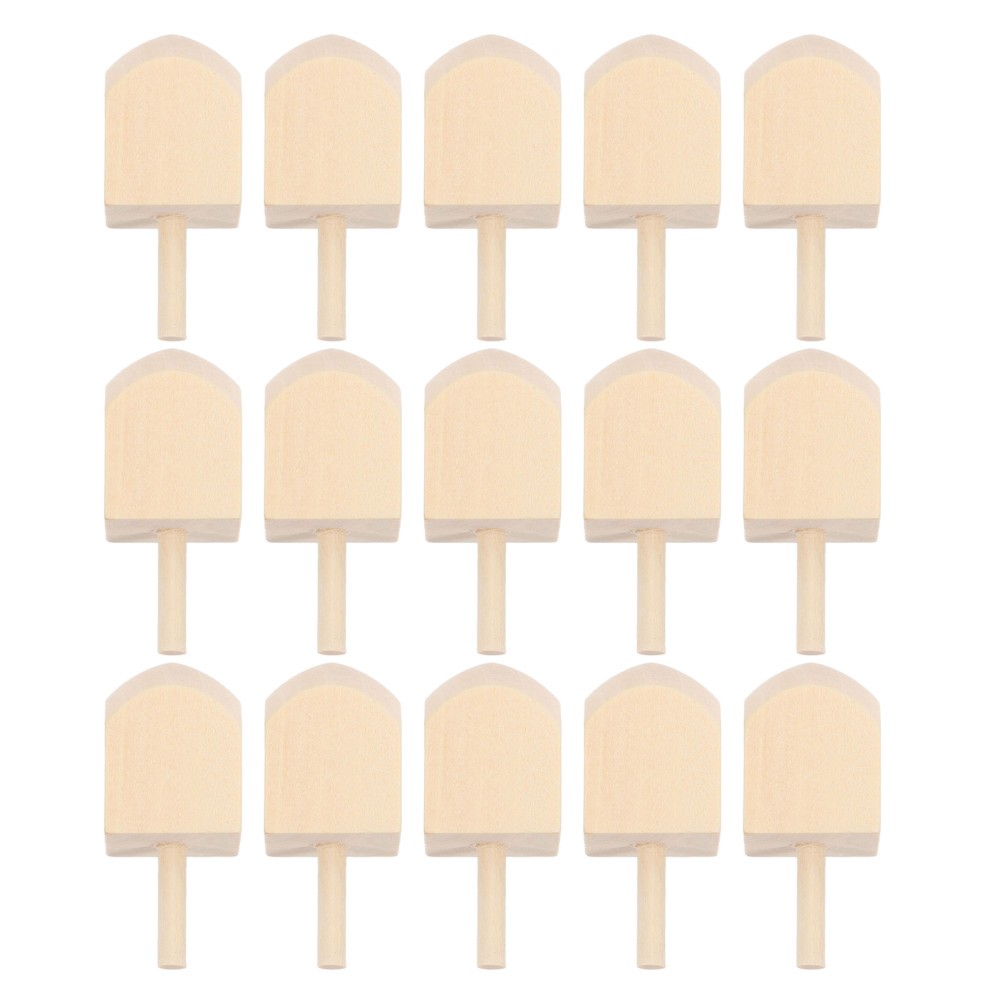 20 Pcs Wood Dreidel Chanukah Dreidels Toys Hanukkah