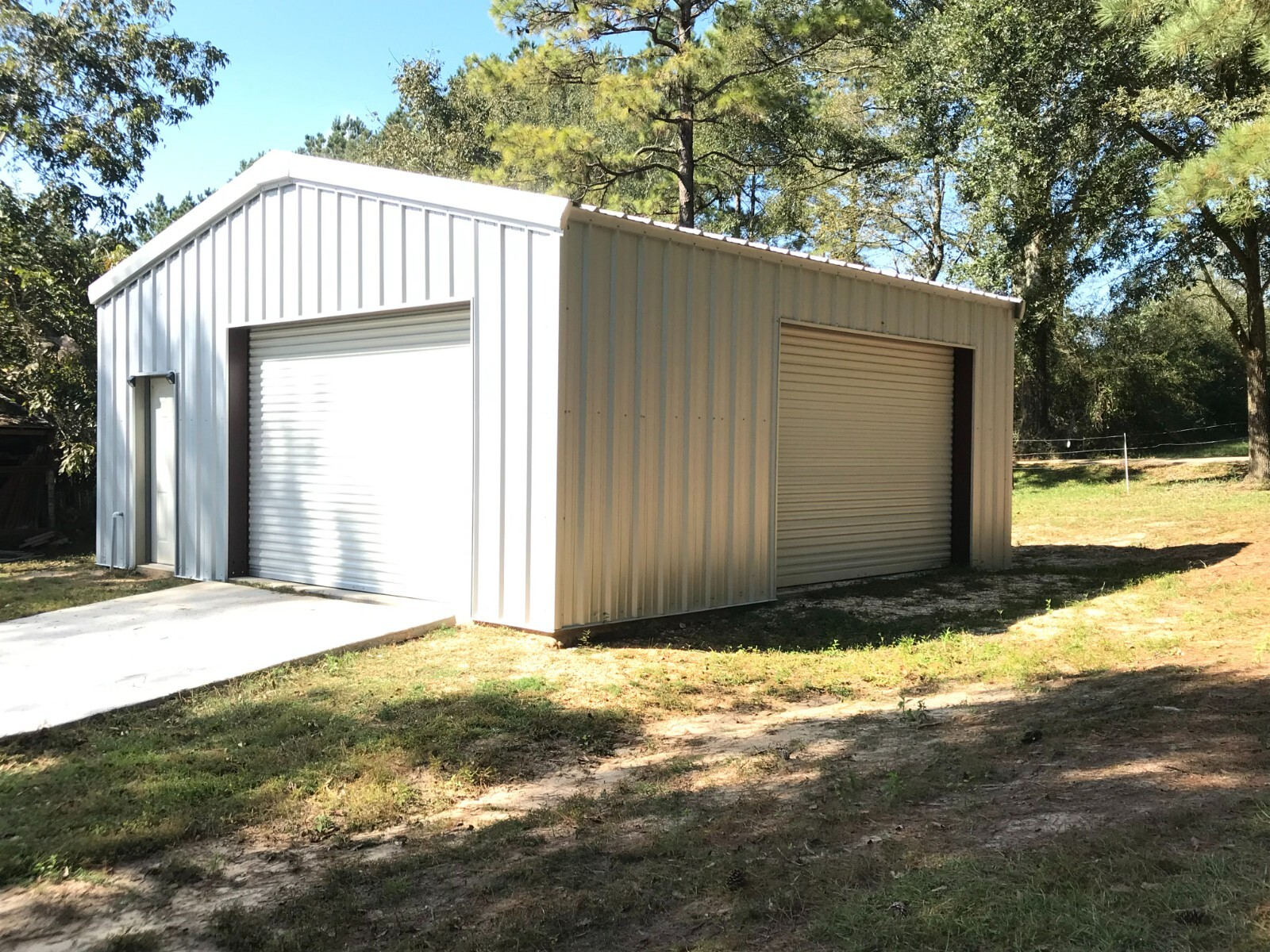 24×24 Steel Building SIMPSON Metal Garage Storage Shop Building Kit