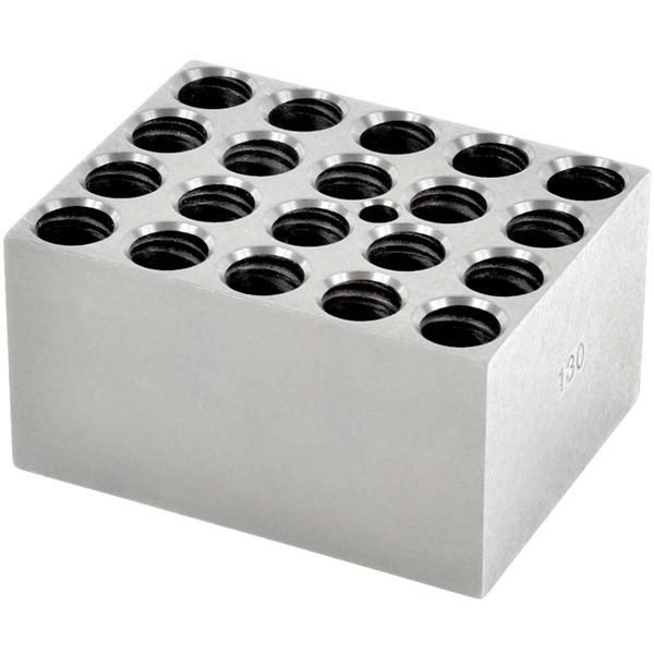 Ohaus 20-Hole Anodized Aluminum Module Block for 12/13 mm Vials – Superior Heat