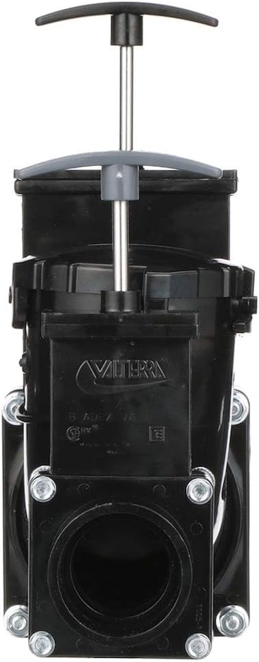 Double Rotating Waste Valve for RV, Campers, Trailer 3″ Hub x 1.5″ Hub x 3″ Cap