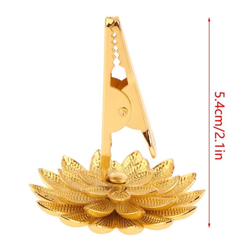 1Pc Incense Stick Holder Lotus Fragrance Clip Censer Sandalwood Censer Coil Base