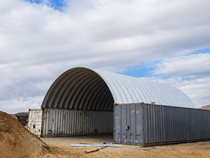 21x40x10 DuroSPAN Steel Shipping Container Roof Kit DIY Building Direct