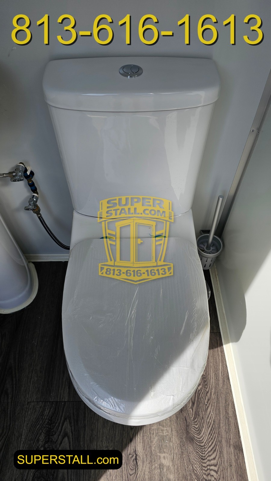 Brand New Portable Restroom Bathroom Toilet HD All Steel HD Frame Single Stall