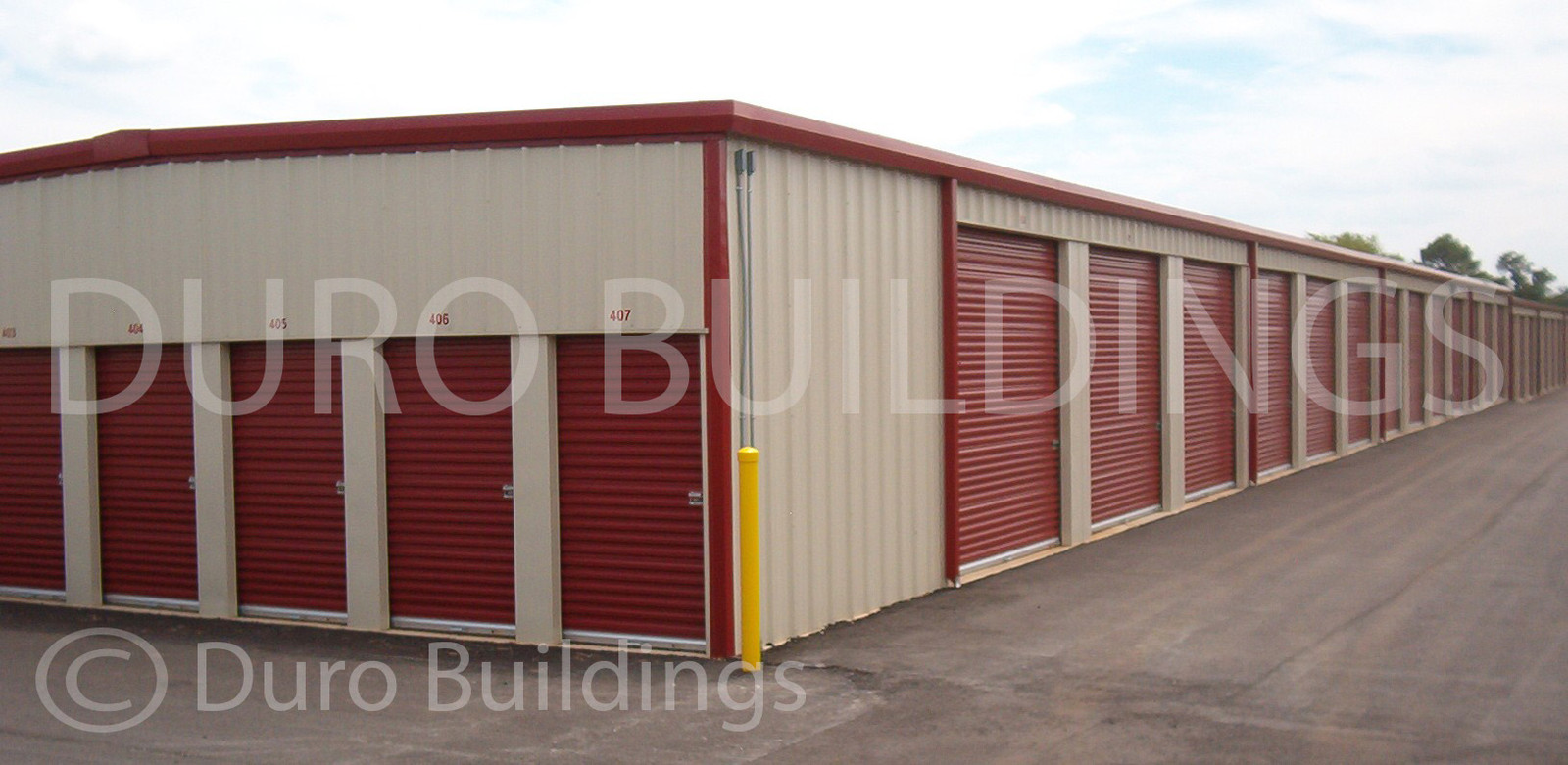 NEW DURO Steel 40x120x8.5 Metal Mini Self Storage Prefabricated Building Kits