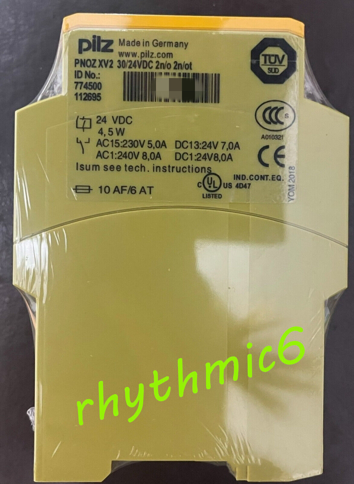 Pilz Brand new 774500 PILZ PNOZ XV2 Safety Relay