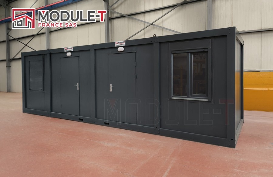 SPECIAL BLACK (RAL 7016) | 20ft Office Container – Model OC-A6000.