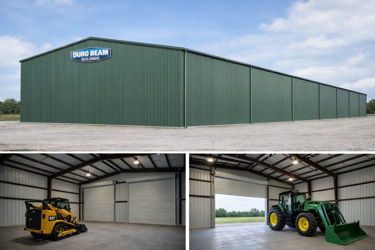 60x100x16 Steel Building Kit | Rigid Frame I-Beam | Pickle ball court