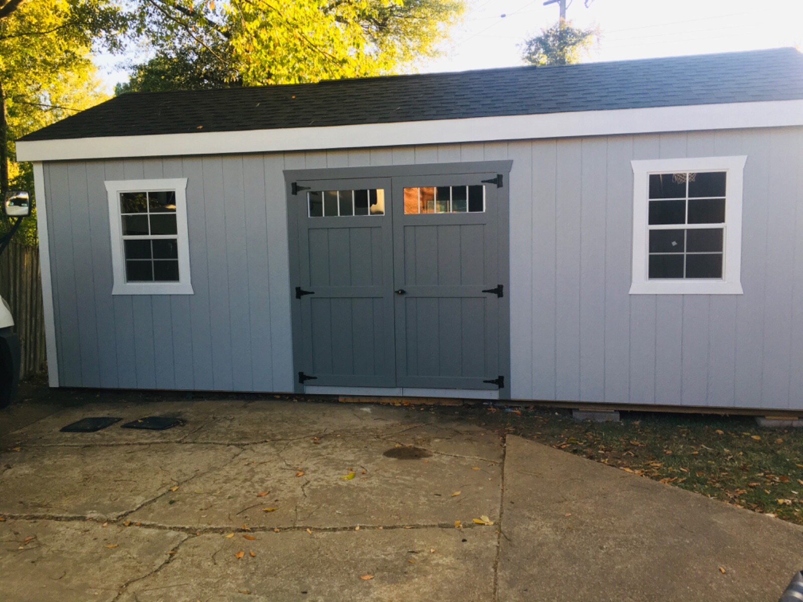 I’m selling a 12×24 shed i turned it into a salon for my wife