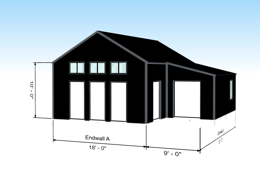 U.S. Made Arizona Fire Resistant 18 x 30 Custom Cabin or Barndominium Kit