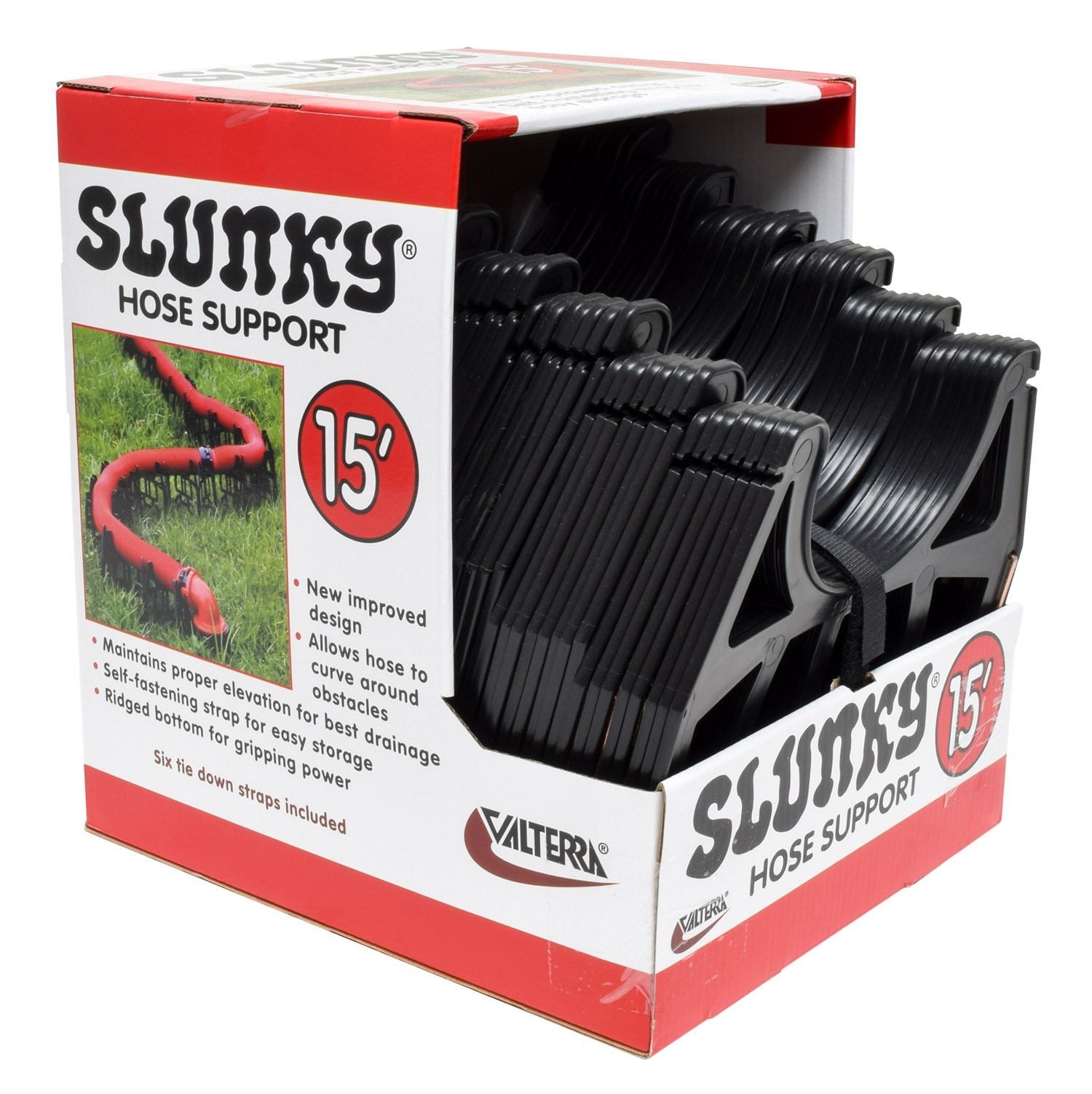 Valterra S1500 Slunky RV Drainage Hose Support, 15 ft., Black 15 Foot,
