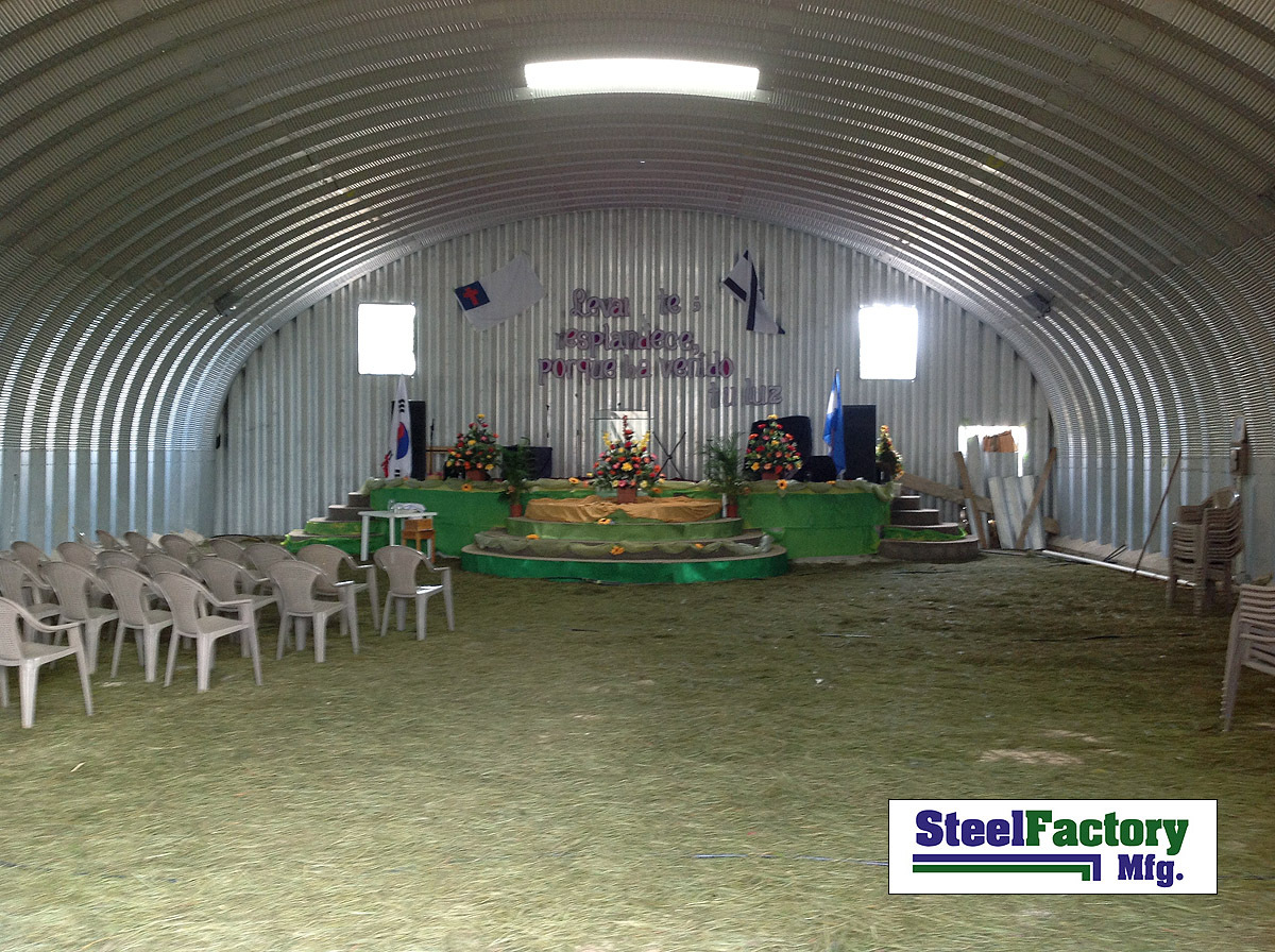 Steel Factory S30x30x14 Metal Storage Building Horse Barn Prefab Arch Panel Kit