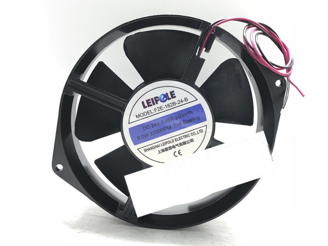 1 pcs LEIPOLD F2E-162B-24-B 24VDC 0.46A Equipment Cabinet DC Cooling Fan