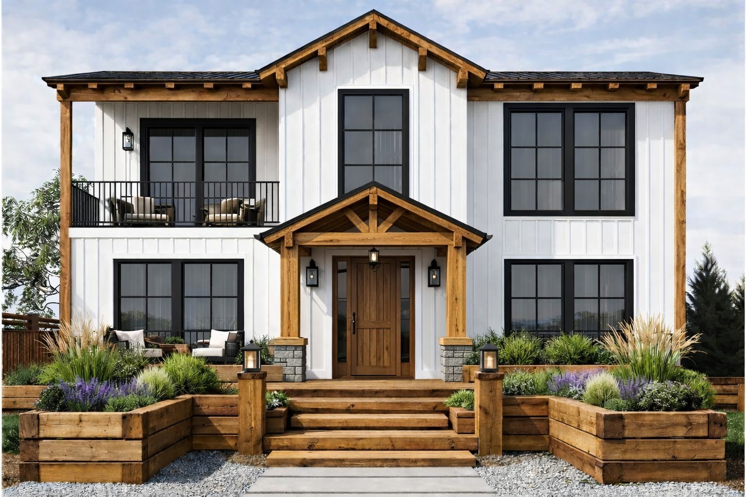 2,099 SF Modern Farmhouse Prefab Home 4 Bed 3 Bath $149,900 Prefab Home Package