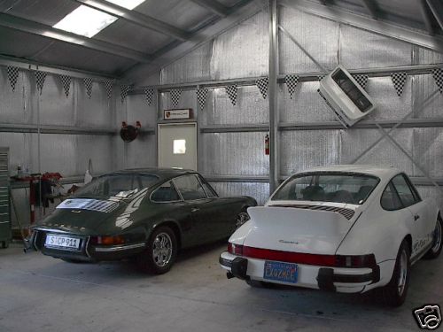 GALVANIZED STEEL INSULATED 3-CAR GARAGE – METAL BUILDING – Shop KIT