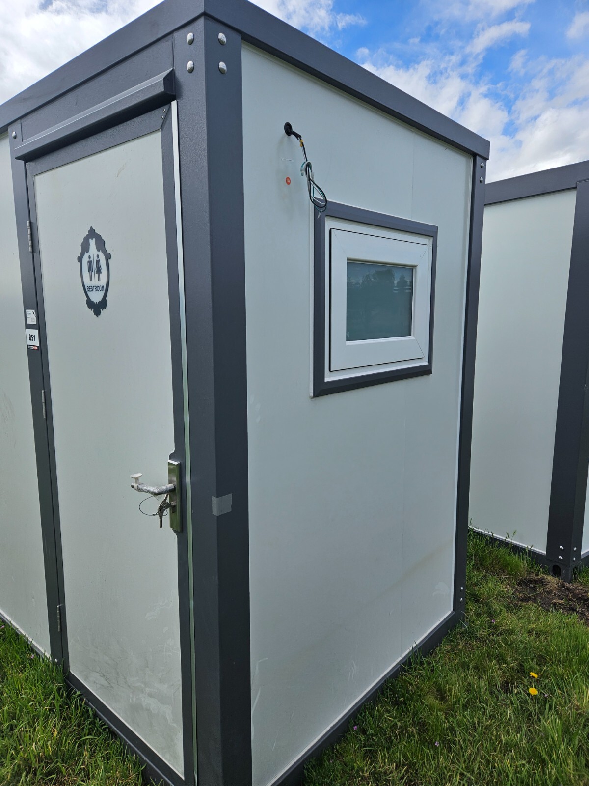 NEW Portable Restroom with Shower – INSULATED -Bastone Mobile Bathroom