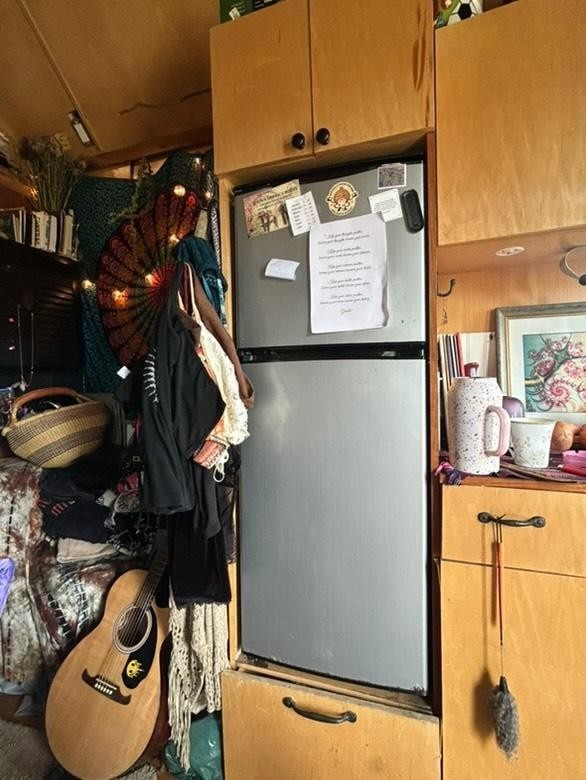Vintage tiny home on wheels