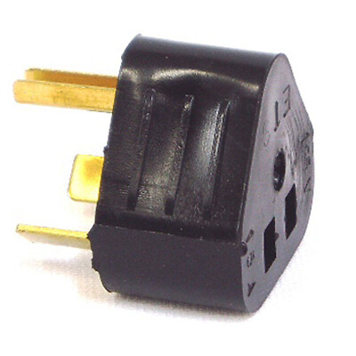 US Hardware RV-320C RV Compact Adapter, 15-Amp Female Receptacle, 125-Volt,
