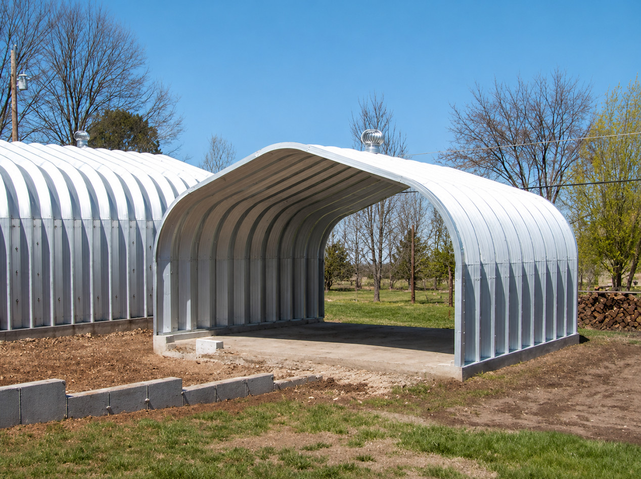 20x24x12 DuroSPAN DIY Steel Building Kit Open Ends Factory DiRECT FREE SHIPPING