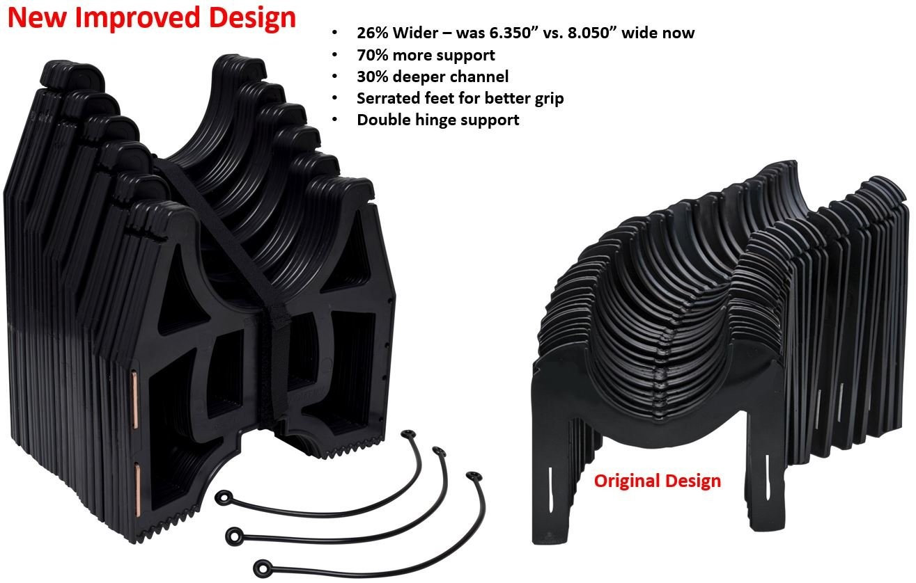 Valterra S1500 Slunky RV Drainage Hose Support, 15 ft., Black 15 Foot,