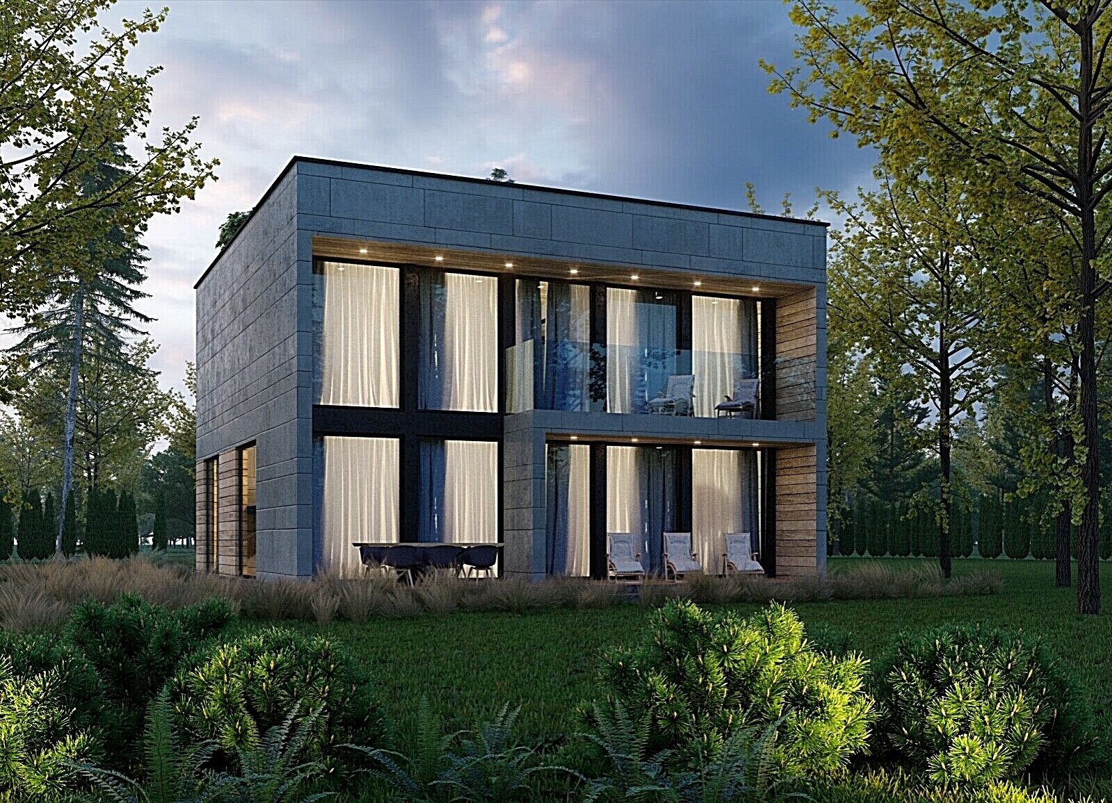 2240 SQ.FT ECO SOLID TIMBER AIRTIGHT PANEL HOUSE KIT. MASS WOOD CLT HOME, PREFAB