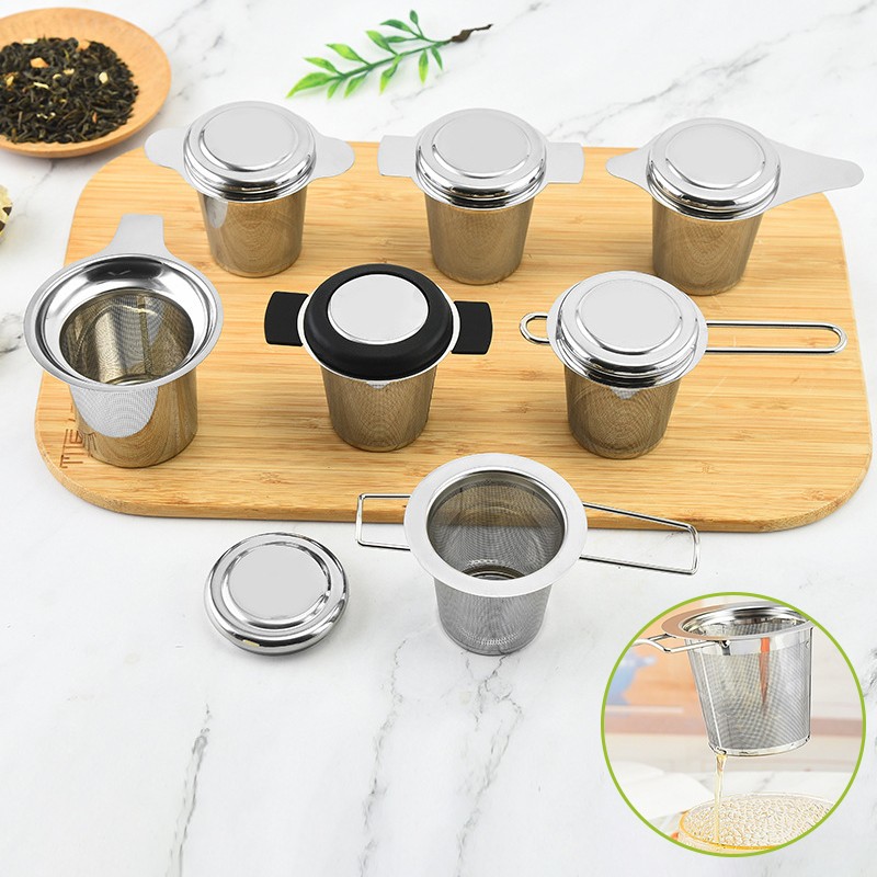 304 Stainless Steel Tea Strainer Tea Drain Tea Infuser Tea Leaf Spice Tea Filter