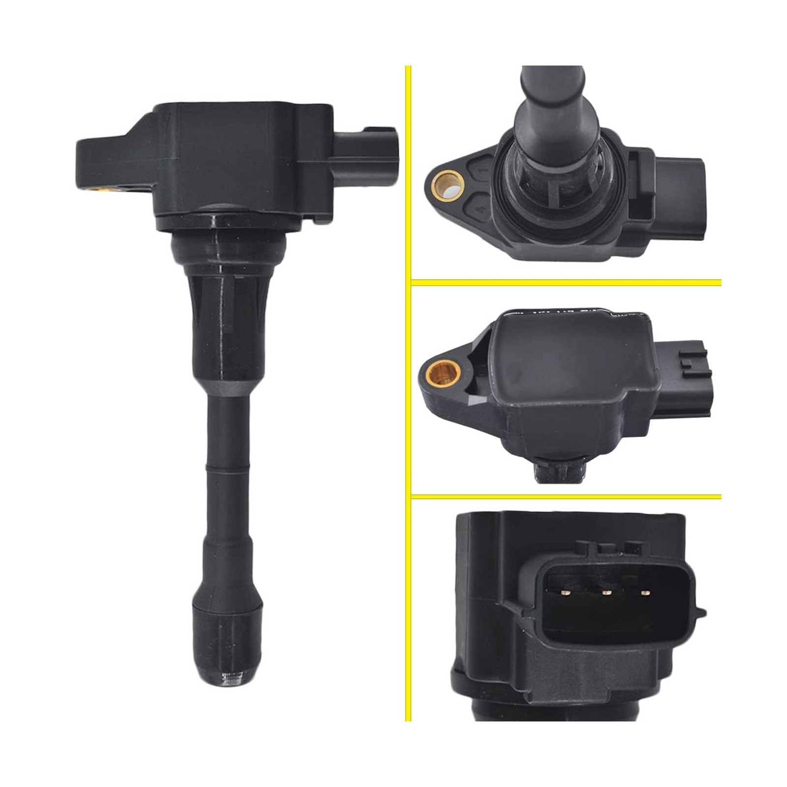 Autowxjq Set of 6 Iridium Spark Plug and 6 Ignition Coil Pack Compatible with…