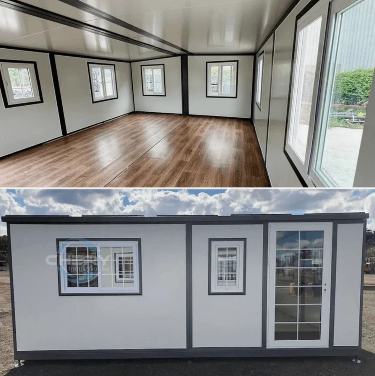 15x20x8FT Mobile Expandable Prefab House Prebuilt Home Portable Office
