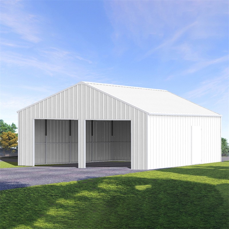 22’x23’x13′ Outdoor Barn Shed Garage Heavy Duty Galvanized Steel Storage Shed
