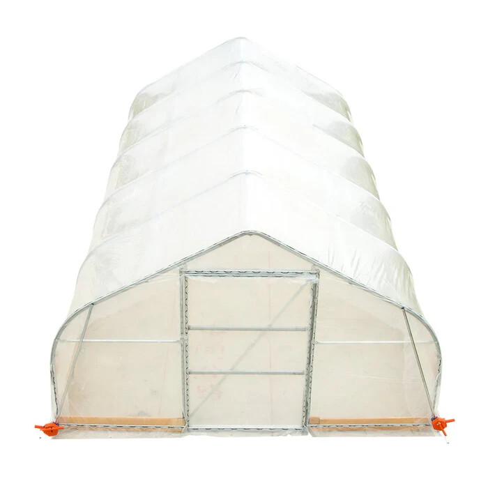 12’x20’x7.2′ Tunnel Greenhouse 6 mil Clear EVA Plastic Film/ Peak Ceiling Roof