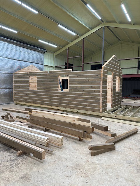 Log Cabin Kit 16′ x 42′ *** SHIPPING NATIONWIDE *** The Appalachian Series