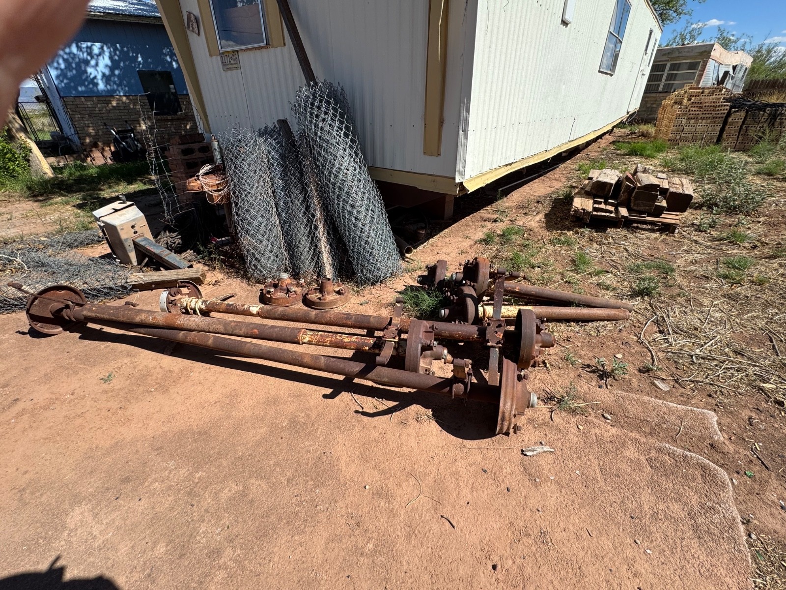 3 mobile home trailer adjustable axles fit 8 feet to 16 feet wide mobile home