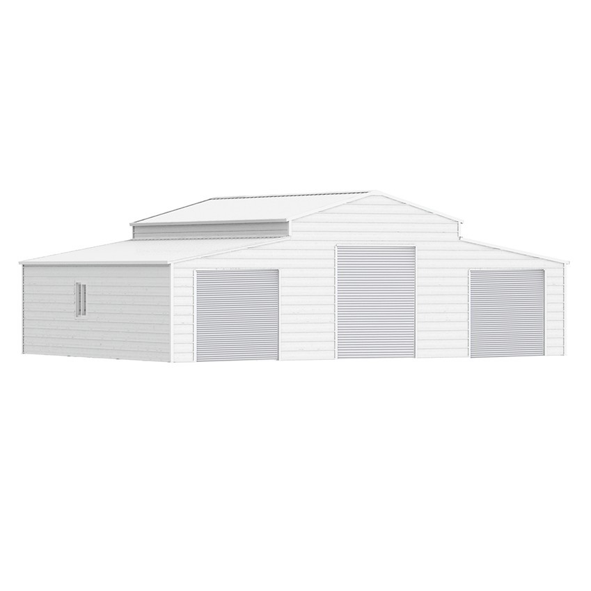 42x30x13FT Heavy Duty Garage Reinforced Steel Barn Shed for Farm Use 1260 sq.ft.