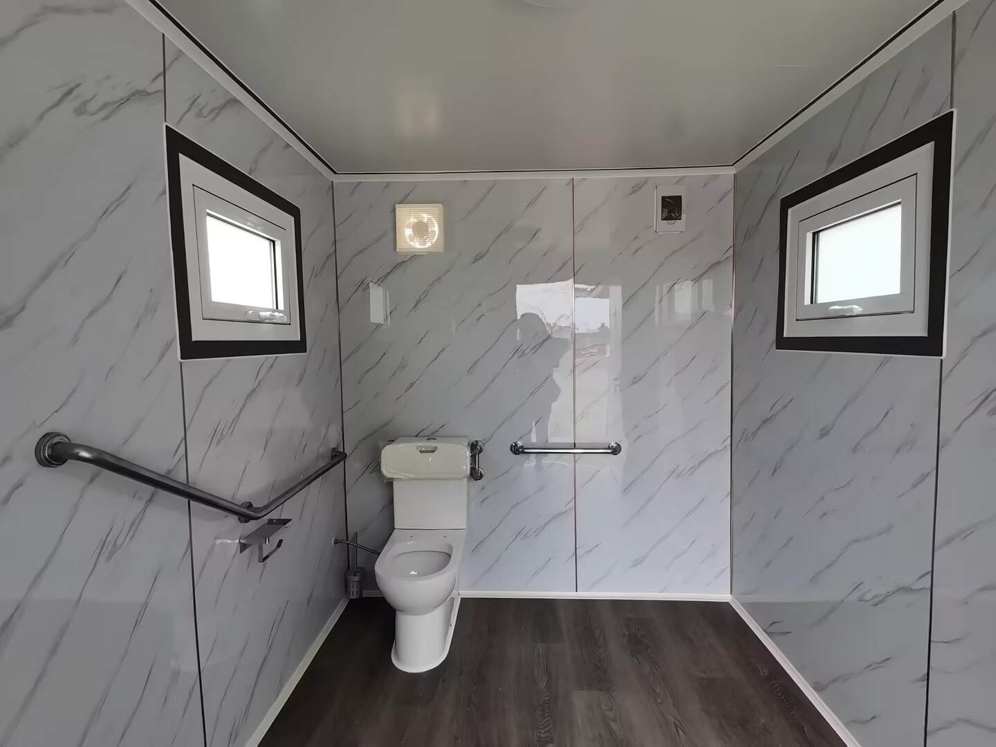 Jumbo 7x10ft Portable Toilet Bathroom HD Steel Restroom Wheelchair Change Room
