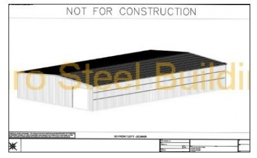 DuroBEAM Steel Rigid Frame Detail Custom Desigin Metal I-Beam Building Drawings