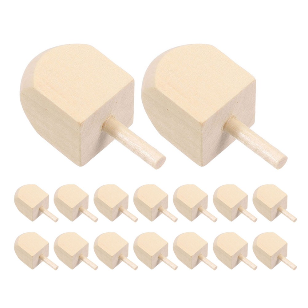 20 Pcs Chanukah Dreidel Wood Handmade Wooden Colorful Dreidels