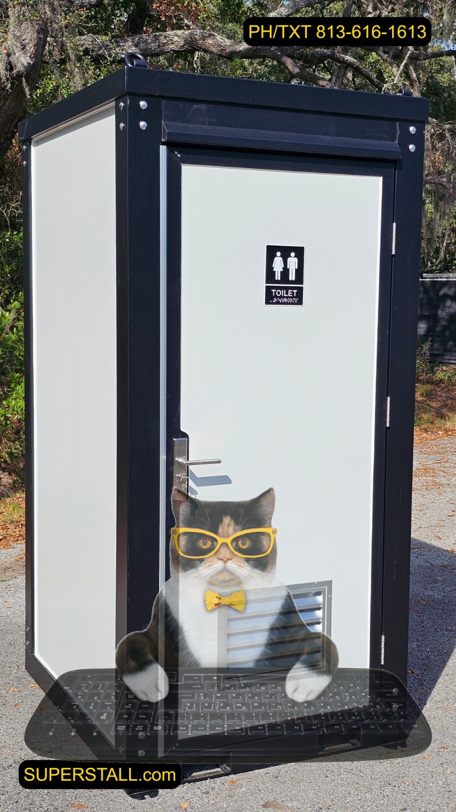 Steel Mobile Bathroom Unit Portable Restroom Sink Toilet Single Stall In Stock