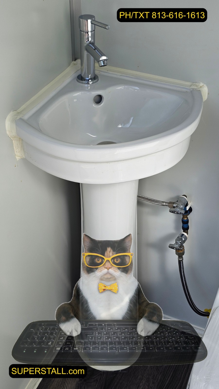 Steel Mobile Bathroom Unit Portable Restroom Sink Toilet Single Stall In Stock
