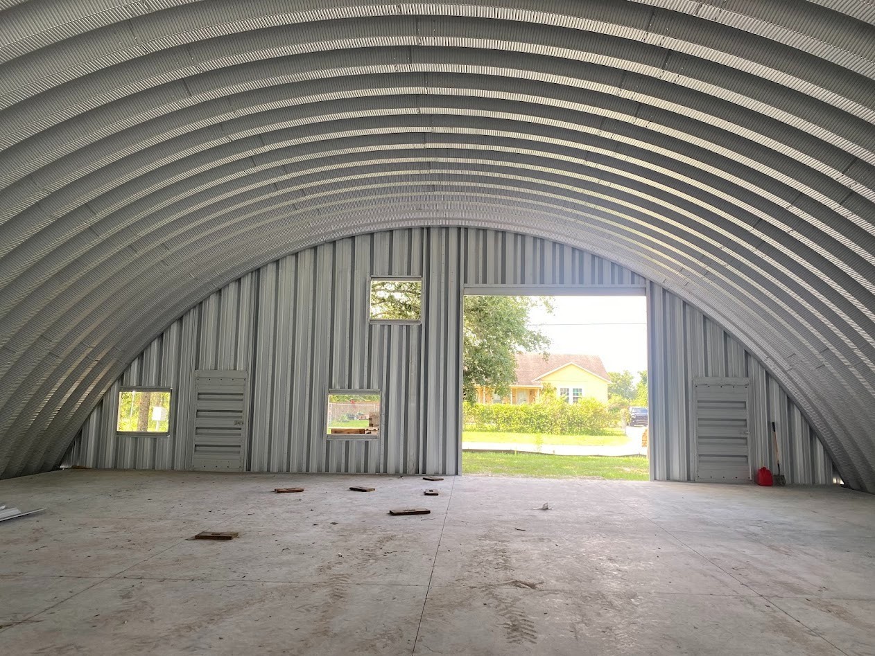 60x120x20 DuroSPAN Steel Quonset Prefabricated Steel Building Kit with Ends Wall
