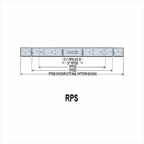 Simpson Strong-Tie RPS22 1-1/2-Inch x 22-5/16-Inch Retro Plate Strap 50 Pk