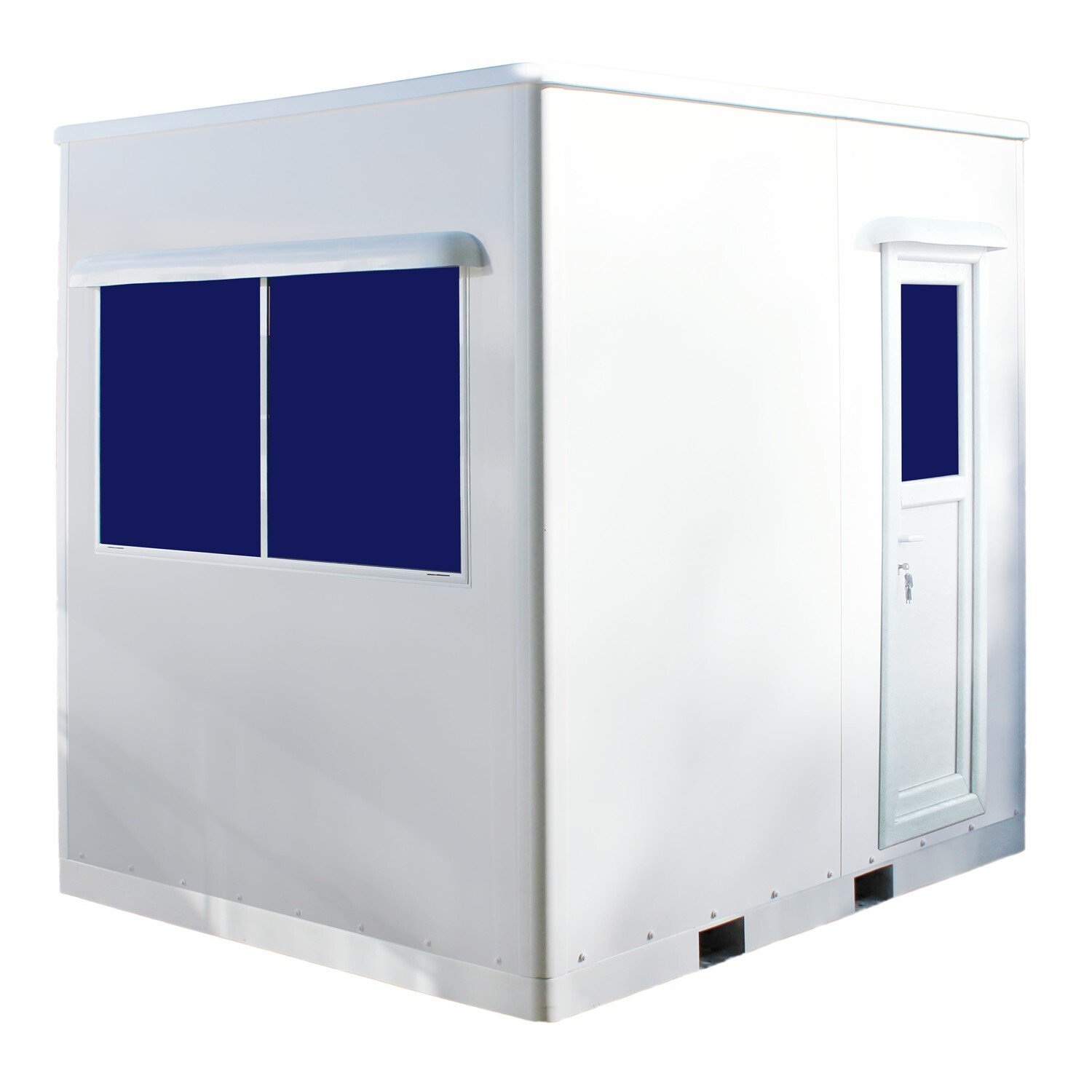 6.8 x 6.8 Prefabricated Portable Modular Guard Shack Cabin Gate Booth