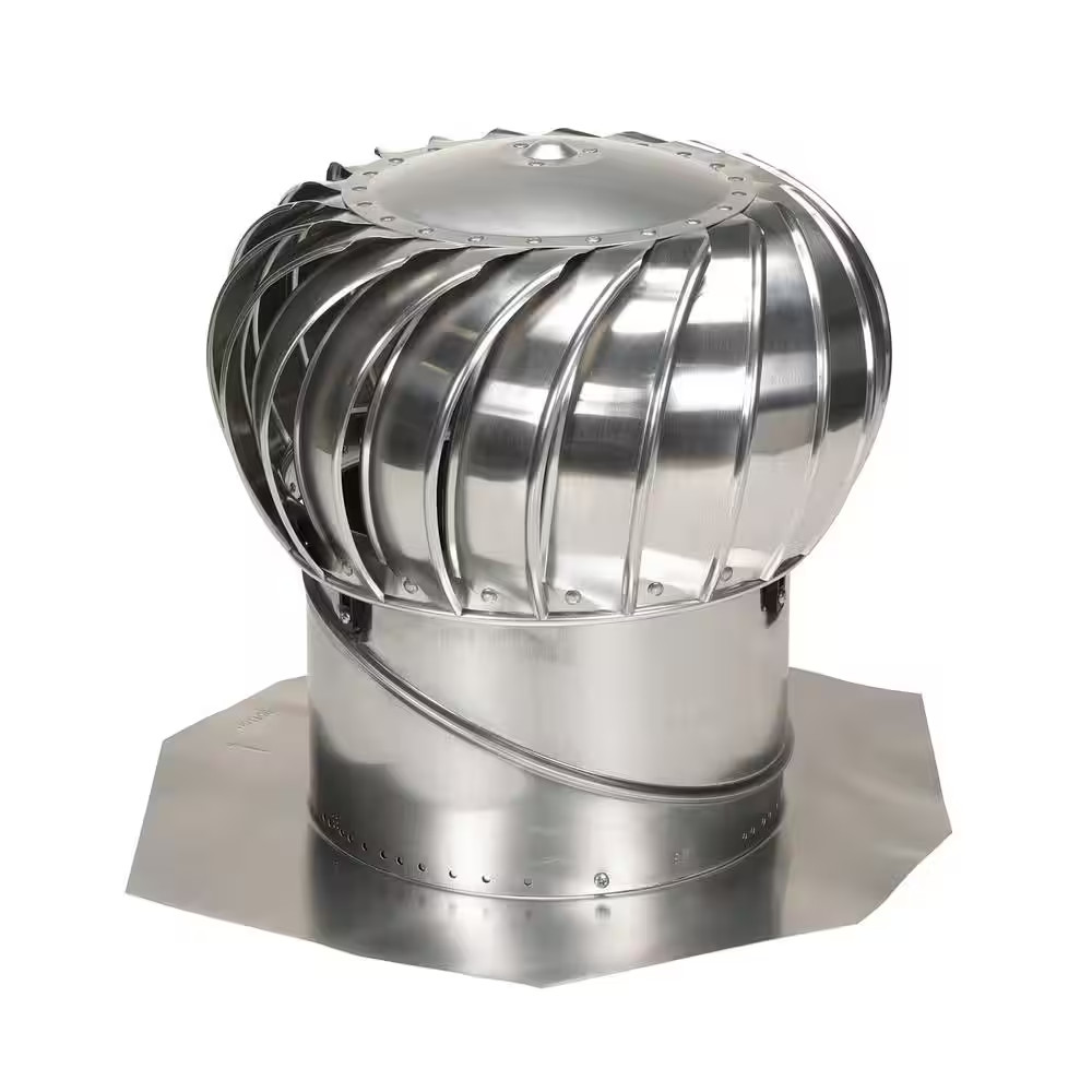 14 In. Mill Aluminum Internally Braced Wind Roof Turbine